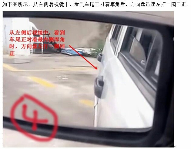 侧方位停车详细步骤,有图有文字说明,供大家参