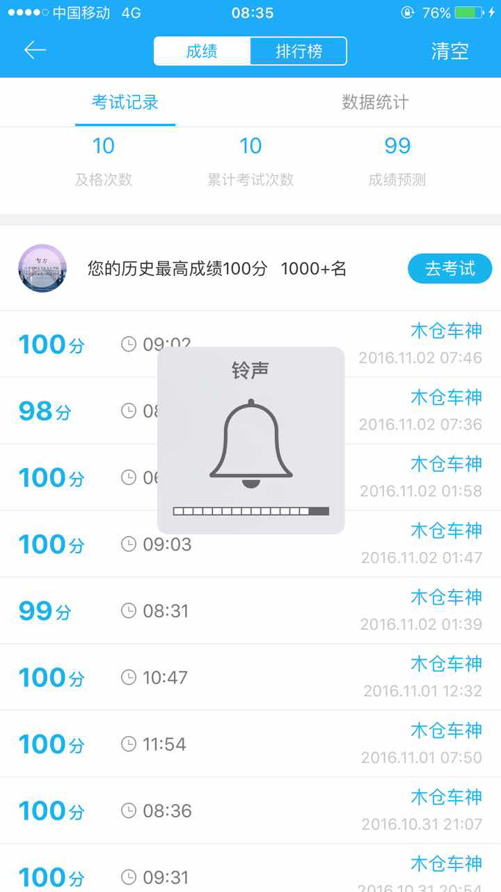 今天科目一考试,要一次通过呀!加油-驾考论坛
