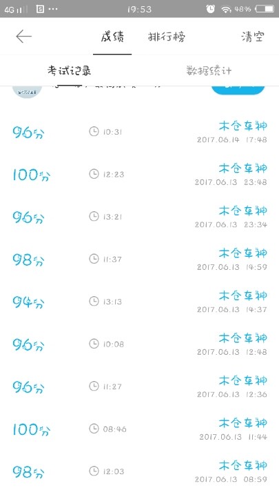 就是不知道科目四的题目和驾考宝典的一样不这样的成绩不知道能过