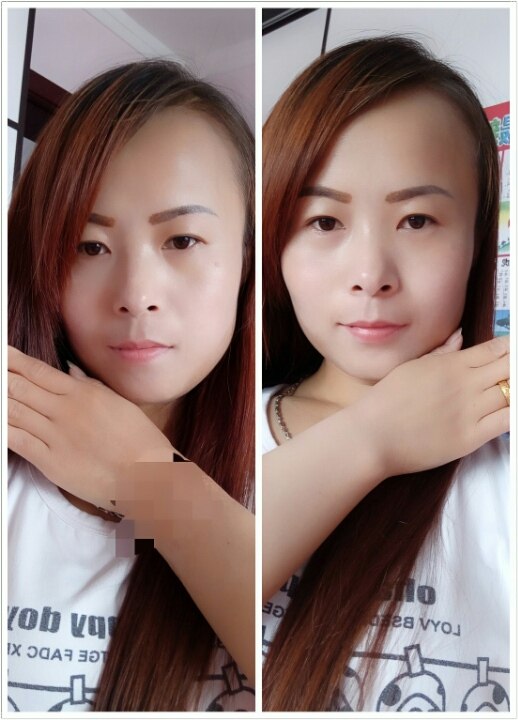 看看我的手臂练个车都晒黑了,赶