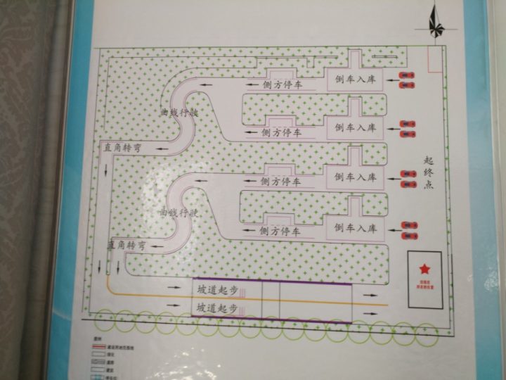 济宁科目二李林北区/南区平面图