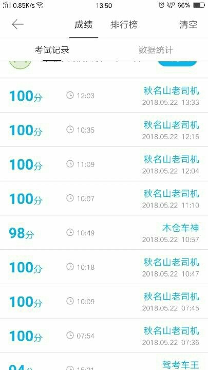 明天科目四考试这成绩能不能过