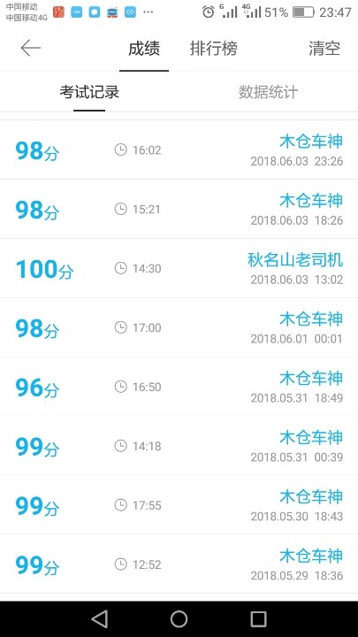 明天就要考试啦,这样的成绩,明天能过吗?