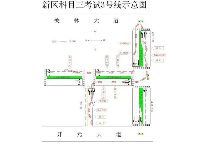 急需新区科三线路图