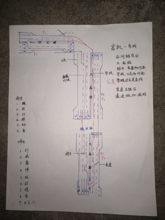 富凯科目三线路图