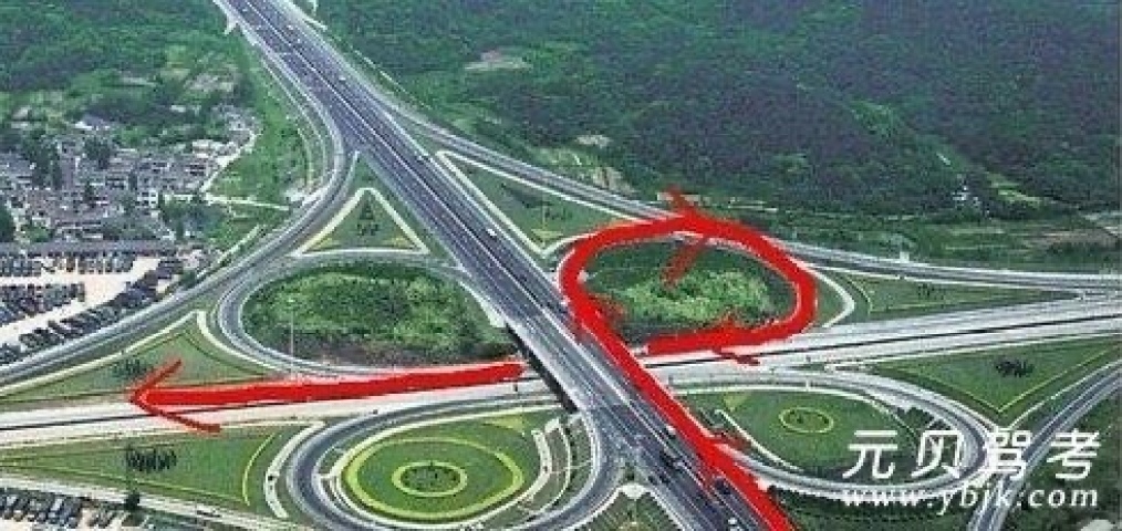 科四—立交桥左转怎么搞?