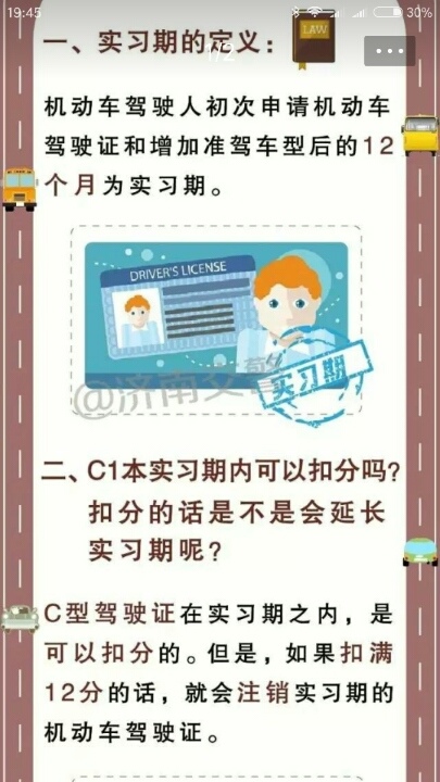 请问江苏苏州实习期驾驶证被扣六分会不会