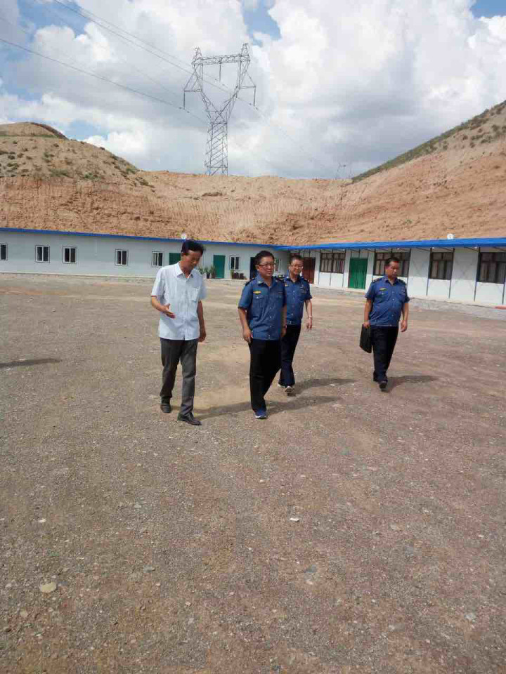 白银市运管领导来我校督查防汛工作